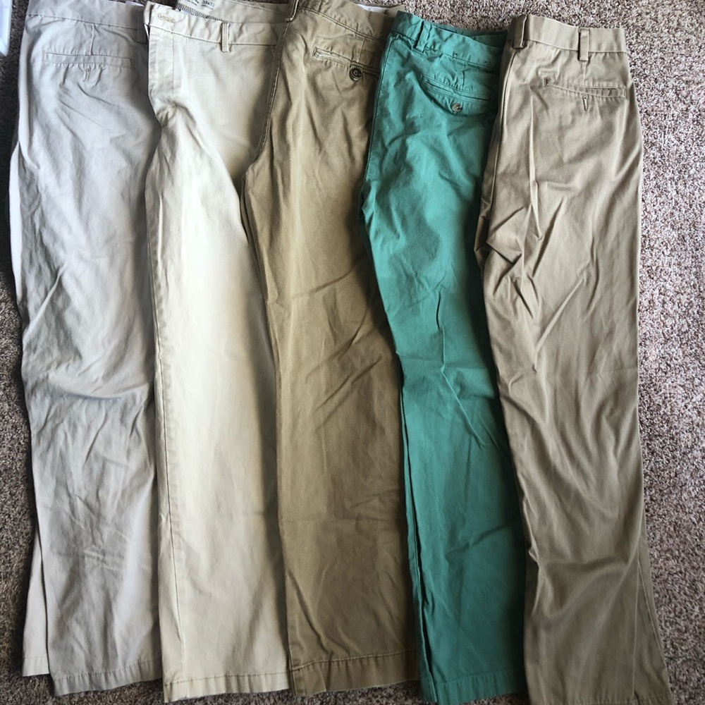 5 Pairs of men’s dress pants